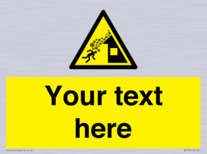 Custom warning roof avalanche